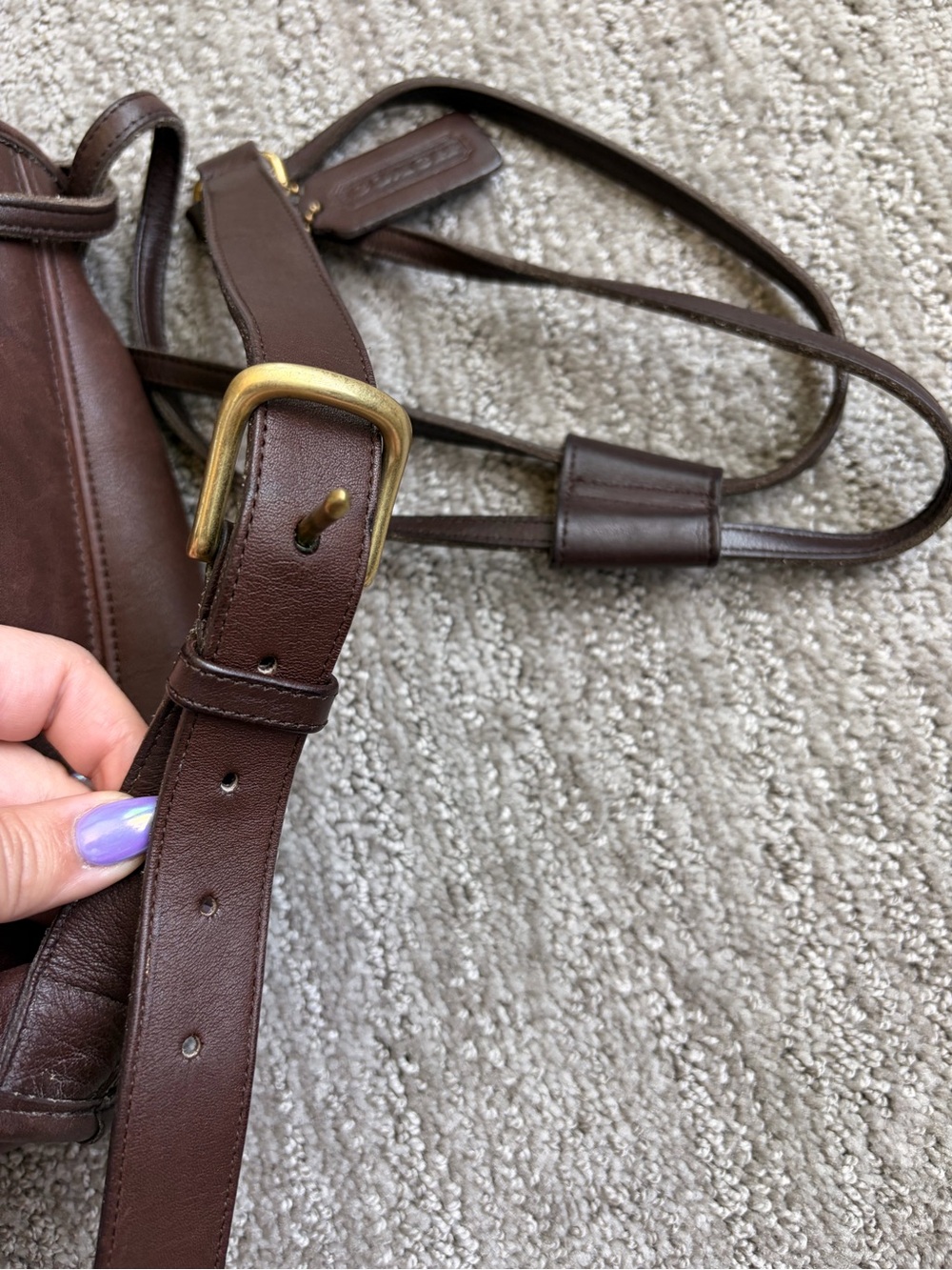 Coach Vintage Small Bixby Sling in Mahogany (9984) - Picture 7 of 11